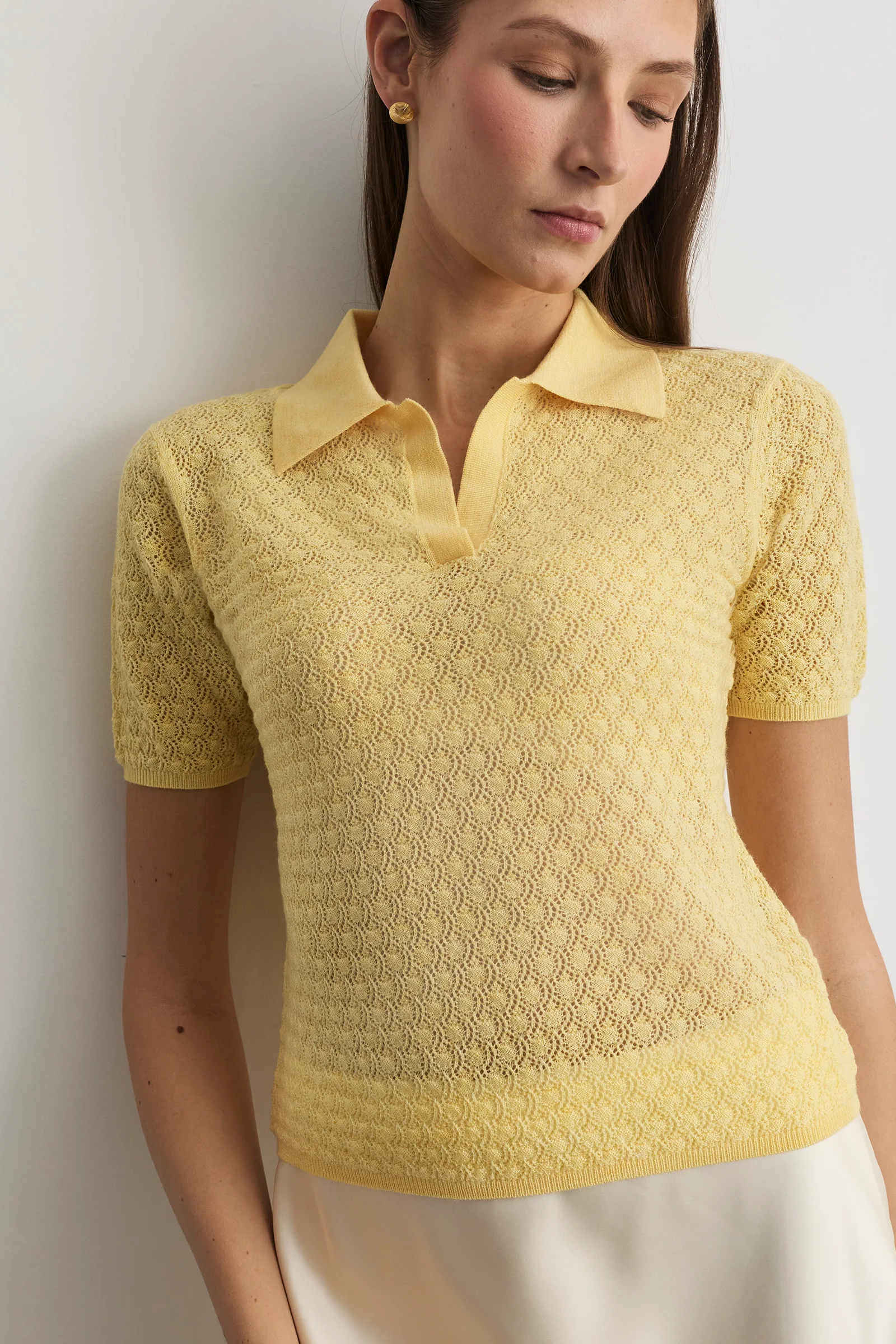 POINTELLE CAMILLA KNIT TOP - Sweaters - Sassanova