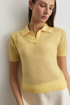 POINTELLE CAMILLA KNIT TOP - Sweaters - Sassanova