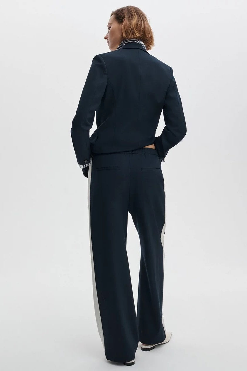 SIENA WOOL SIDE STRIPE PANT - Pants - Sassanova