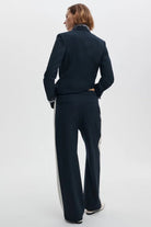 SIENA WOOL SIDE STRIPE PANT - Pants - Sassanova