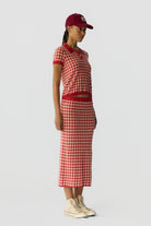 GINGHAM SHRUNKEN POLO - Sweaters - Sassanova