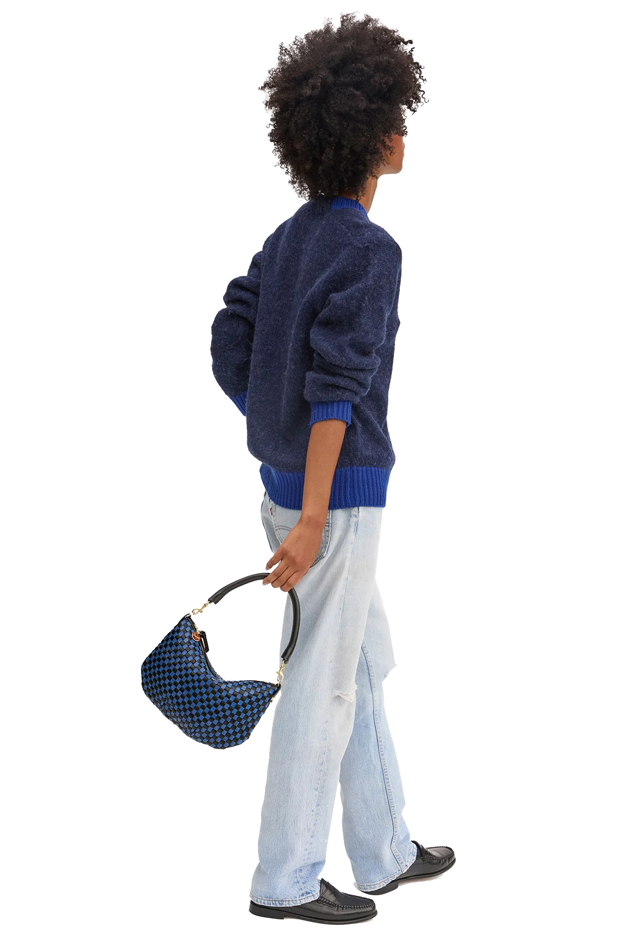 PETITE MOYEN MESSENGER CHECKER - Handbags - Sassanova