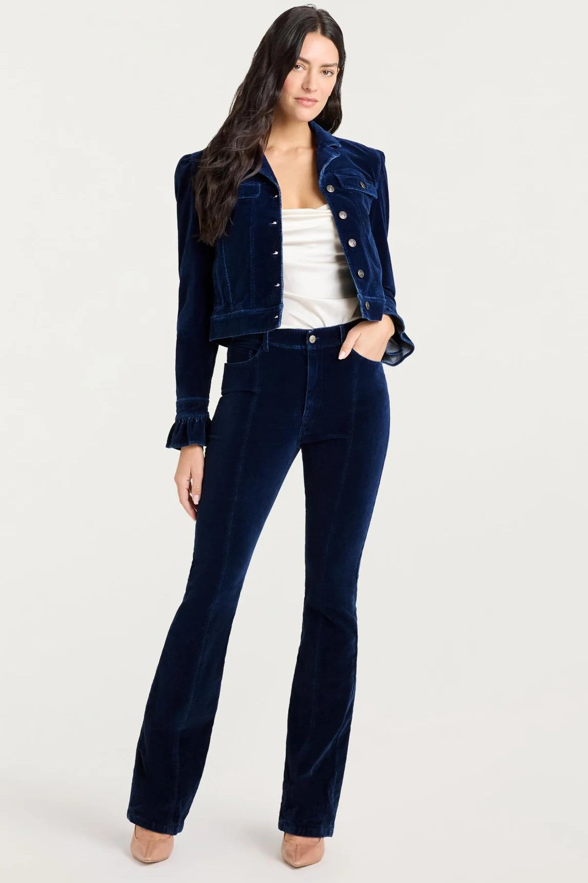 Velvet Denim Shailene Pant - Pants - Sassanova