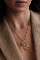 TESSA COIN NECKLACE- GLD
sassanova