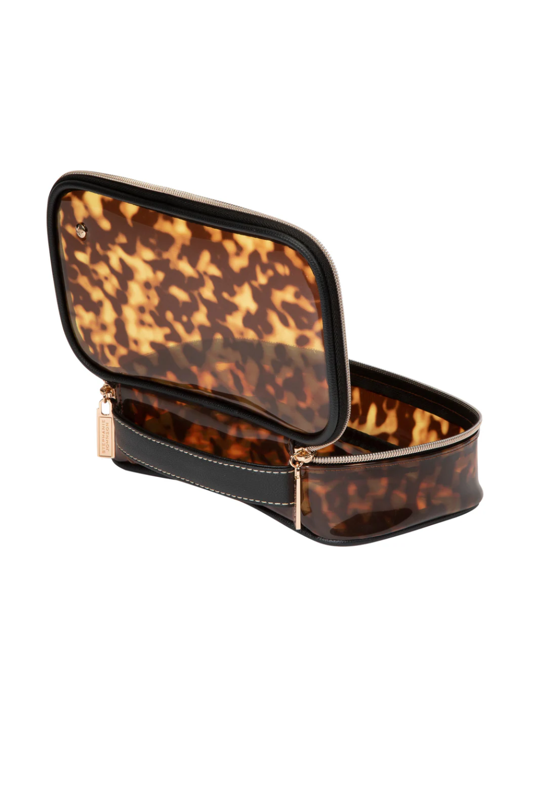 MIAMI TORTOISE CLAIRE MEDIUM MAKEUP CASE - sassanova
