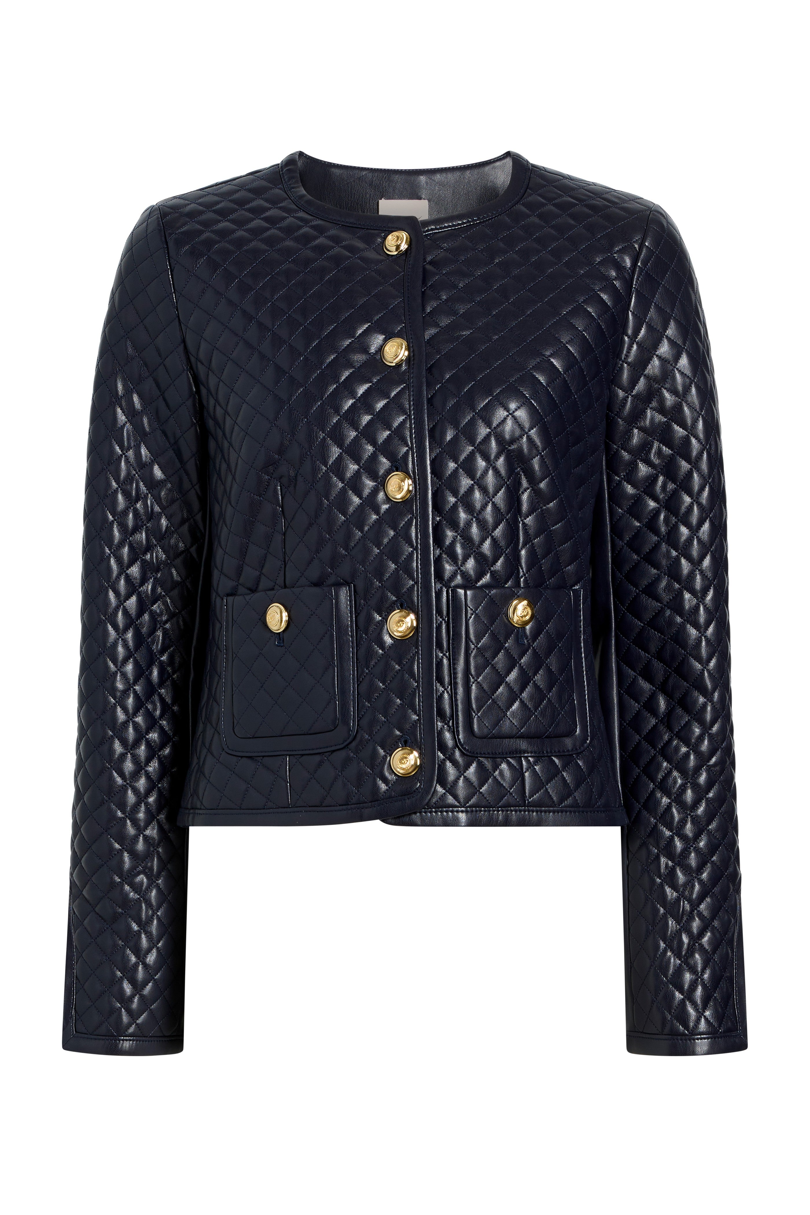 VEGAN LEATHER BROOKE JACKET - sassanova