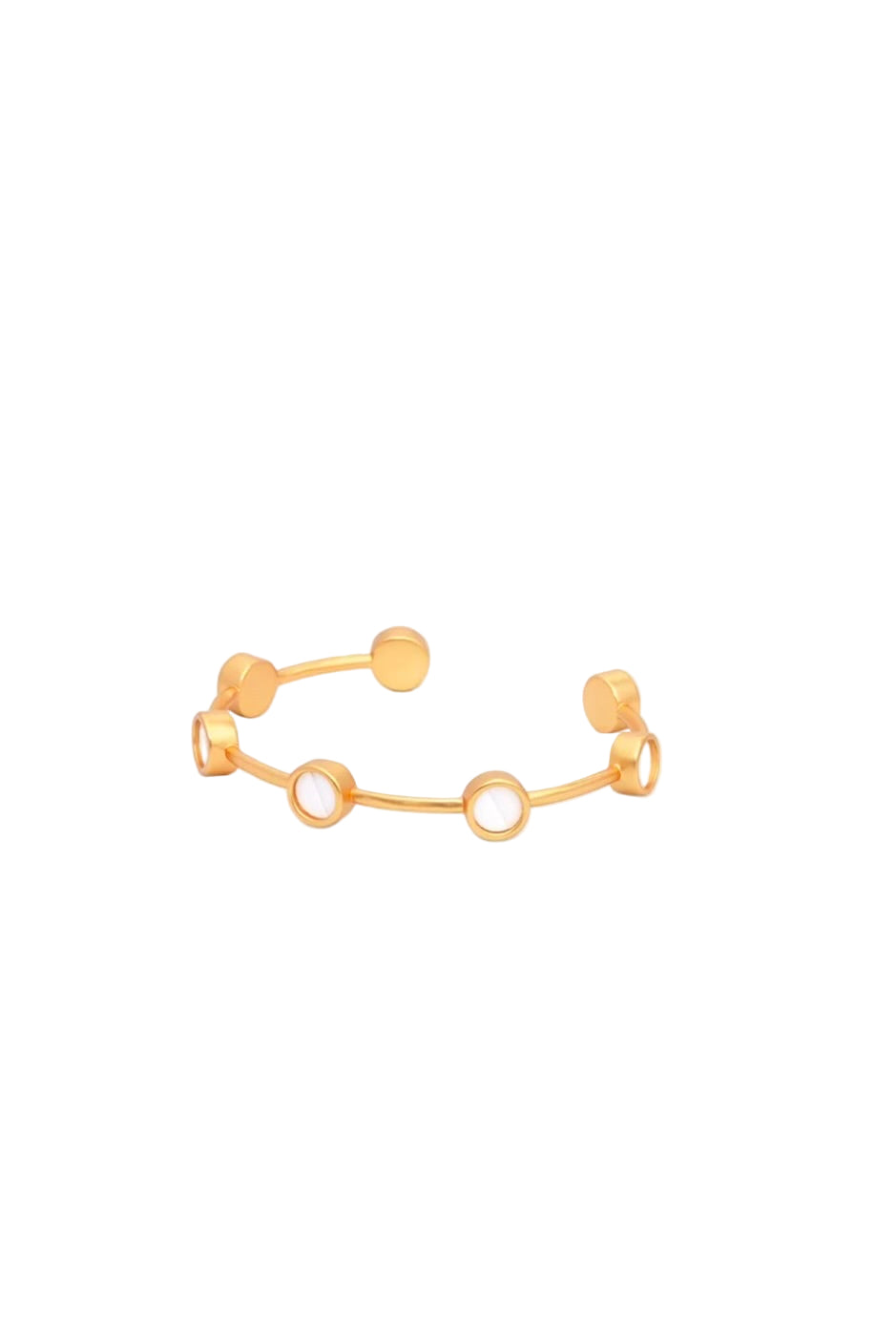 PEORIA MULTI BEZEL CUFF - Bracelets - Sassanova