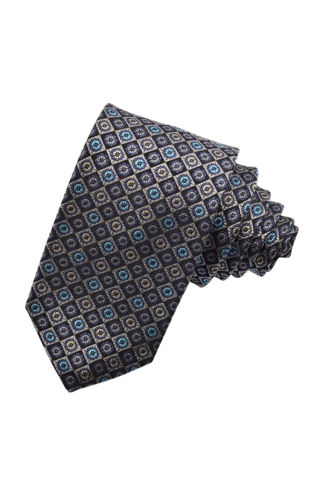 JACQUARD FLORAL MEDALLION TIE MULTI OS
novaman