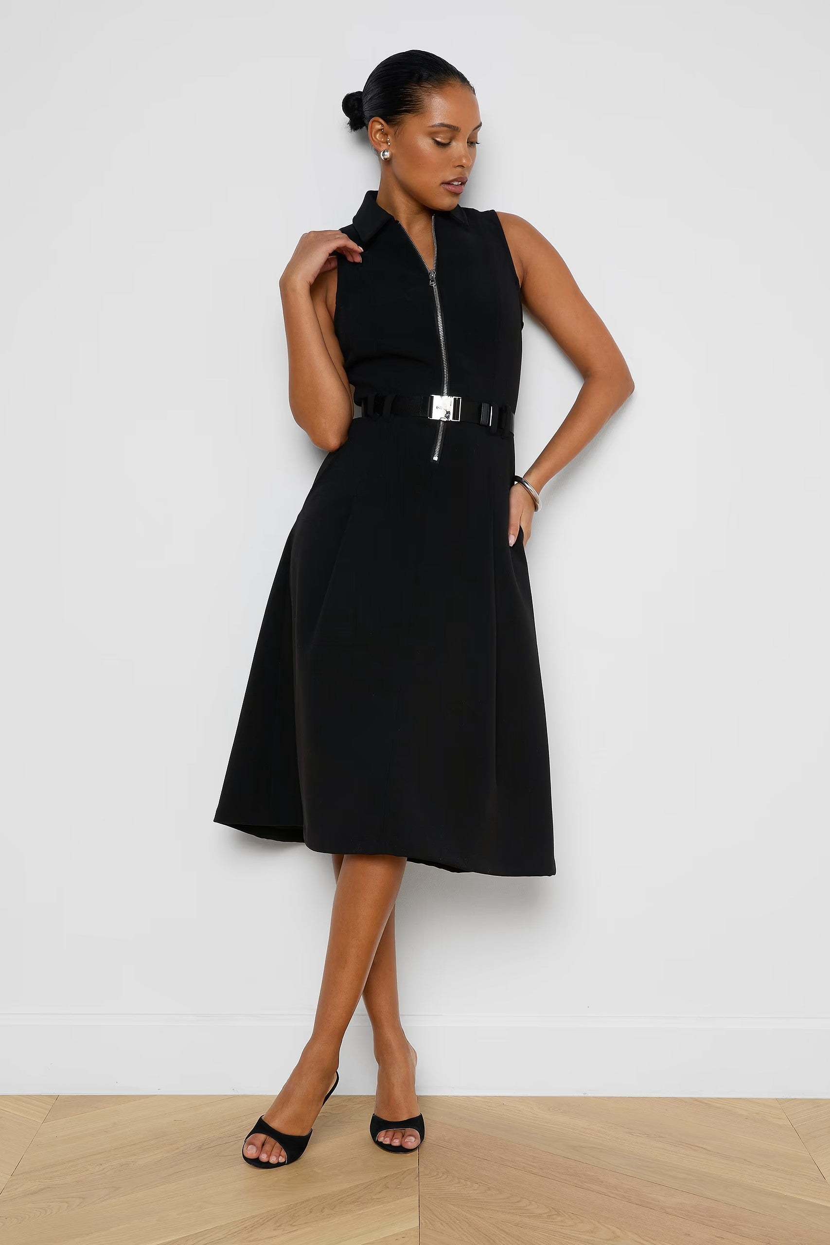 KYLO BELTED SHIRT DRESS - Dresses - Sassanova