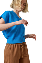 V-NECK WEDGE SWEATER (PA3213)- Sassanova