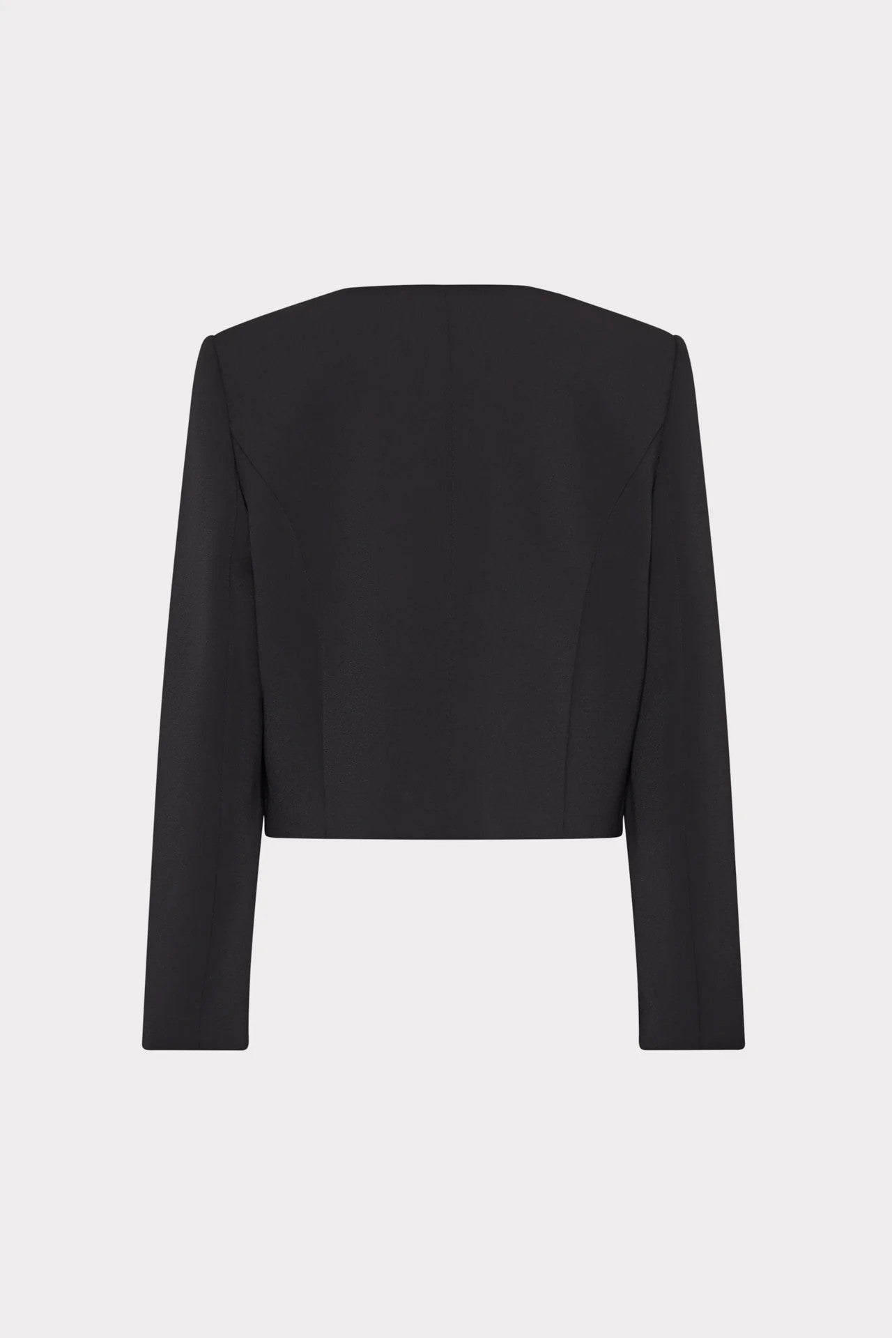 SELENA CAMELLIA APPLIQUE CROPPED JACKET - Jackets - Sassanova