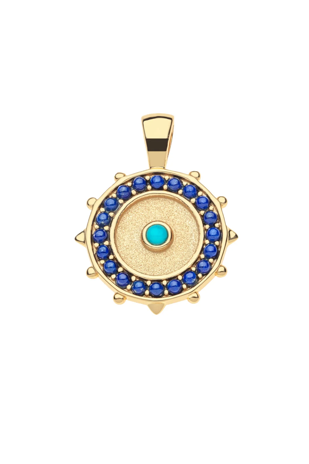 PROTECT STONEY WATCHFUL EYE NECKLACE- SATELLITE CHAIN - Necklaces - Sassanova