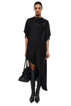Sadia cape mini dress-sassanova