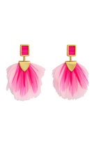 SHELBYVILLE BEZEL DROP EARRING - Earrings - Sassanova