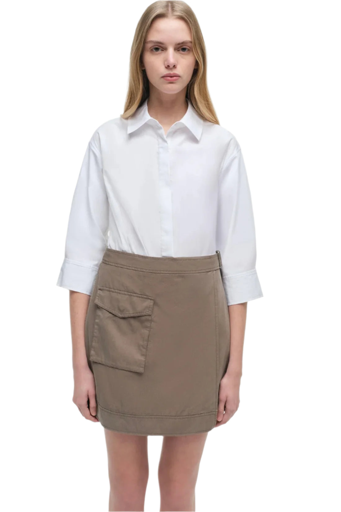 FRASER MINI SHIRT DRESS - Dresses - Sassanova