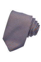 DUAL TONE LINK SILK TIE MOCHA - Ties - Novaman