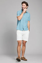 CHECK DOBBY SPORT SHIRT - Short Sleeved Shirts - Novaman