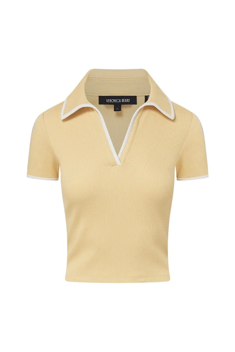 KEARNEY TEE W/CONTRAST PIPING - Blouses - Sassanova