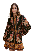 MAJESTIC GARDEN MINI DRESS - sassanova