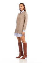CARRIE MIXED MEDIA DRESS
sassanova