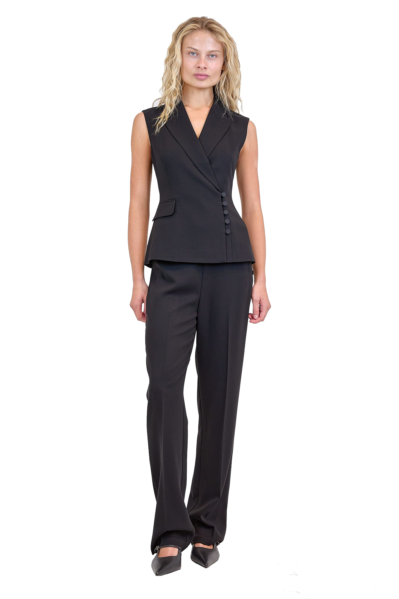 VALARIE BLAZER VEST - Vests - Sassanova