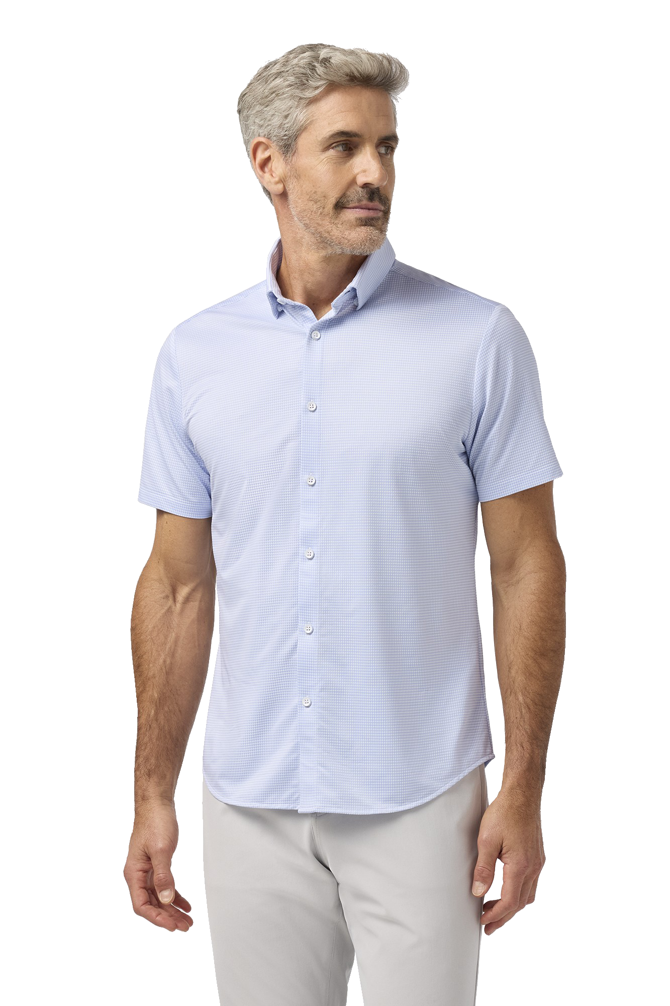 HALYARD SHORT SLEEVE DRESS SHIRT - Short Sleeved Shirts - Novaman