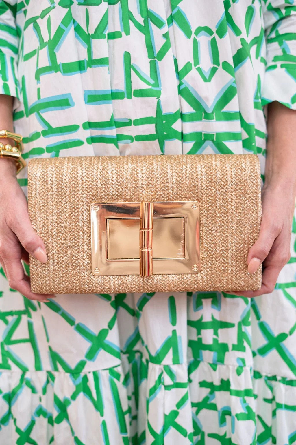 LILLIAN CLUTCH GOLD-Sassanova