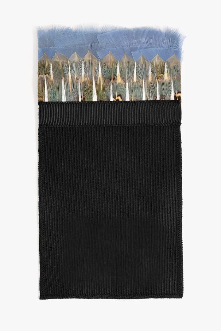 DENNERY POCKET SQUARE BLUE - Ties and Pocket Squares - Novaman