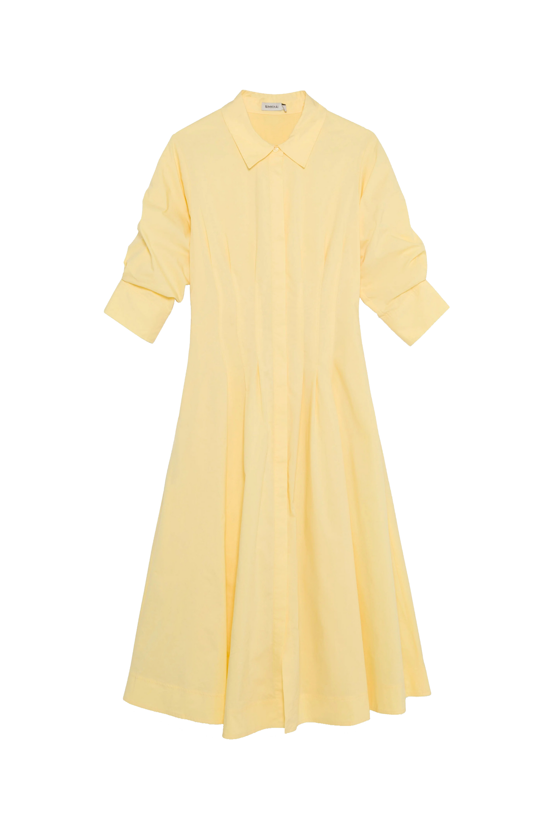simkhai jazz pintuck midi dress SIMKHAI Women's Jazz Pintuck Midi Dress