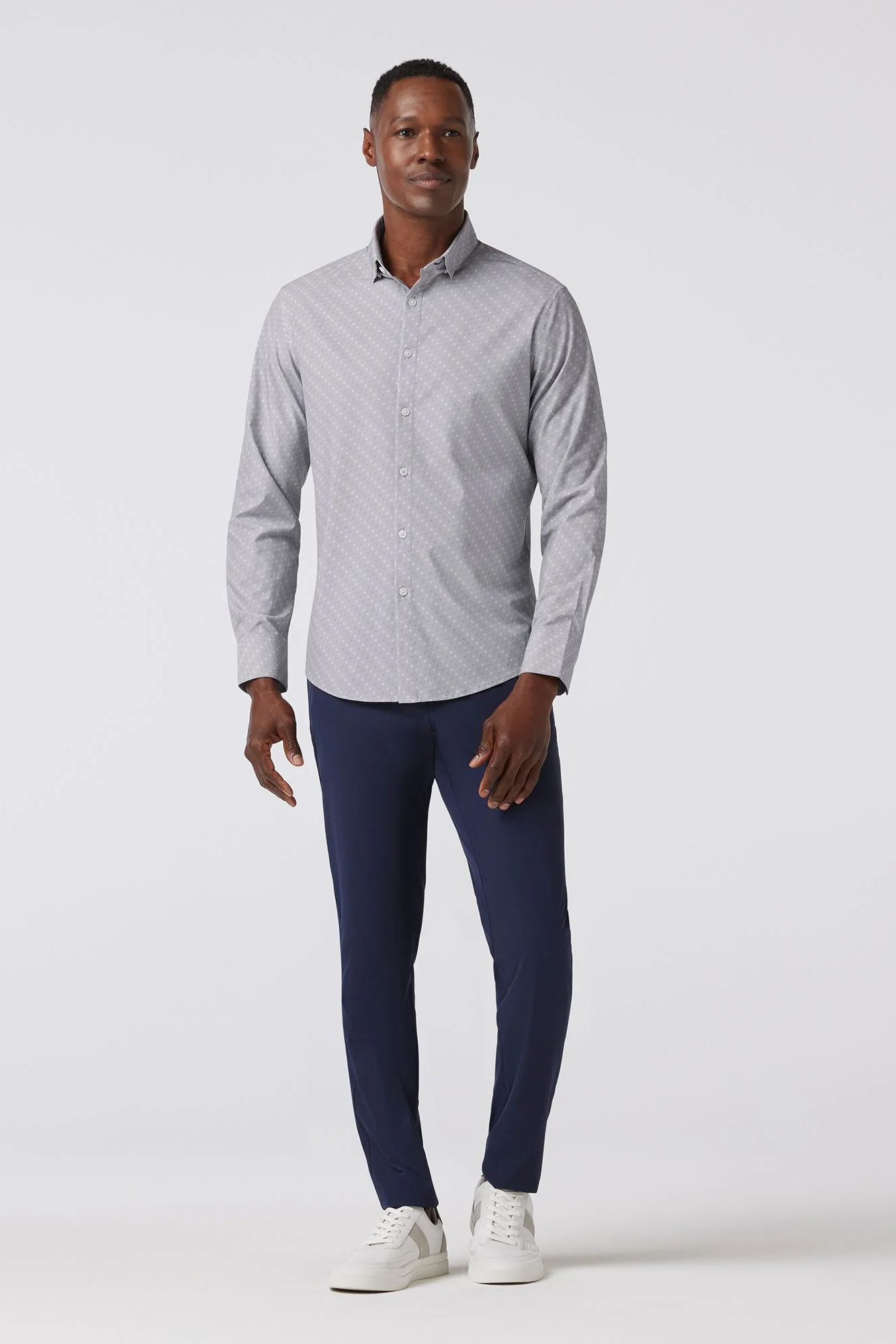 LEEWARD LONG SLEEVE NO TUCK DRESS SHIRT - Long Sleeve Shirts - Novaman