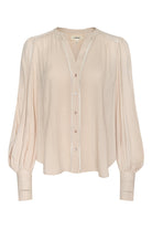 KIERA LADDER TRIM BLOUSE - Blouses - Sassanova