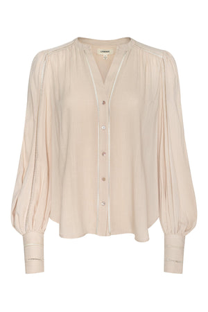 KIERA LADDER TRIM BLOUSE