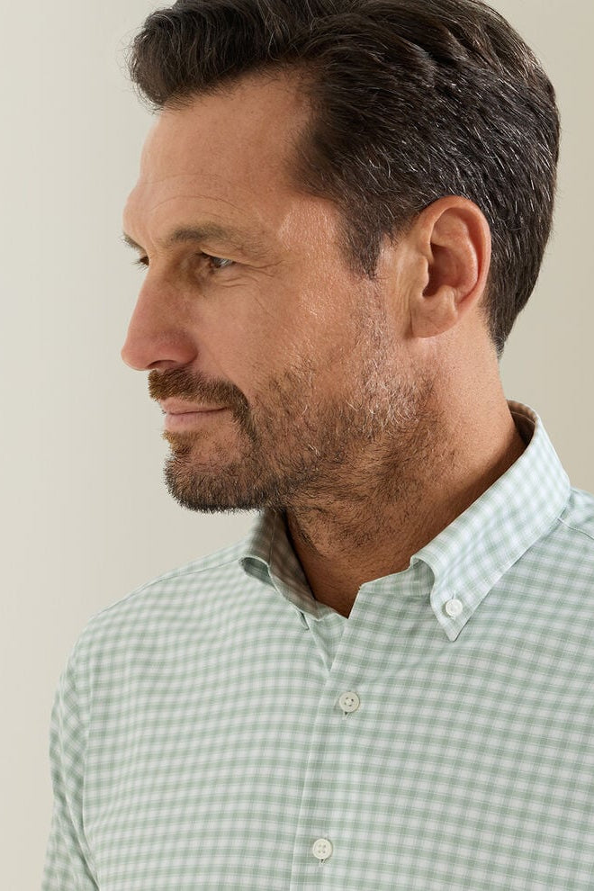 LEWIS TWILL SPORT SHIRT - Long Sleeved Shirts - Novaman