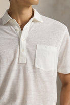 SHORT SLEEVE LINEN PIQUE POLO - Polos - Novaman
