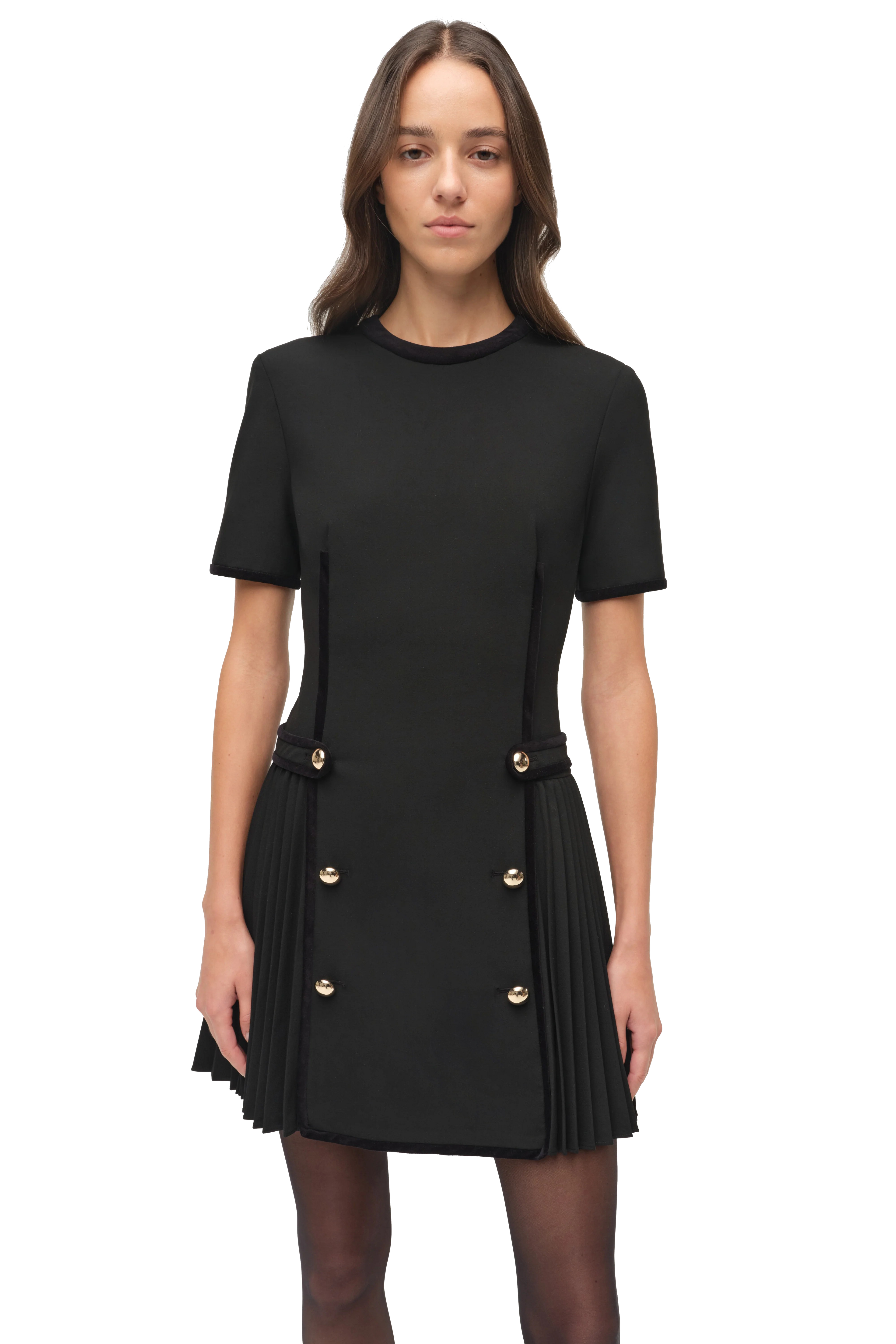 DORIA S/S MINI DRESS - Sassanova