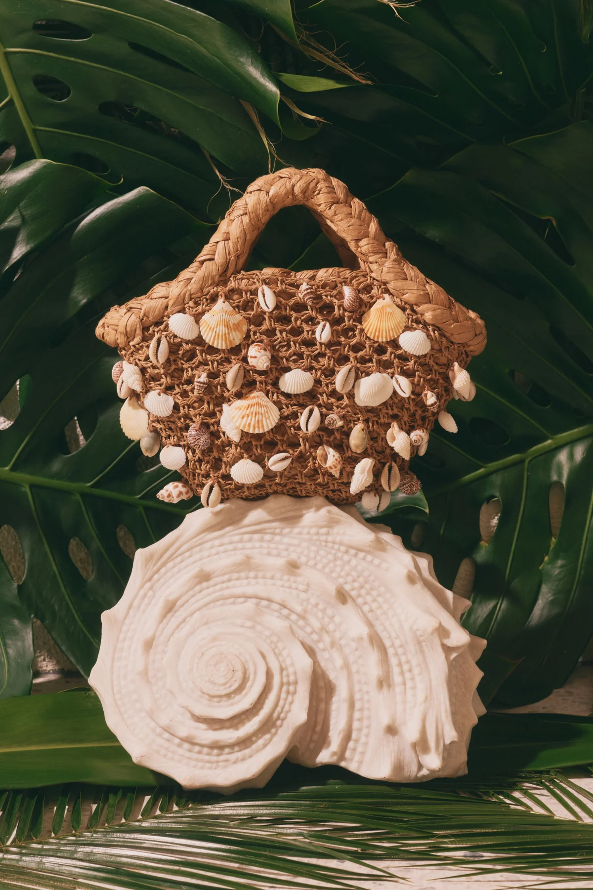 MINI SHELLY MERCADO TOTE - Handbags - Sassanova