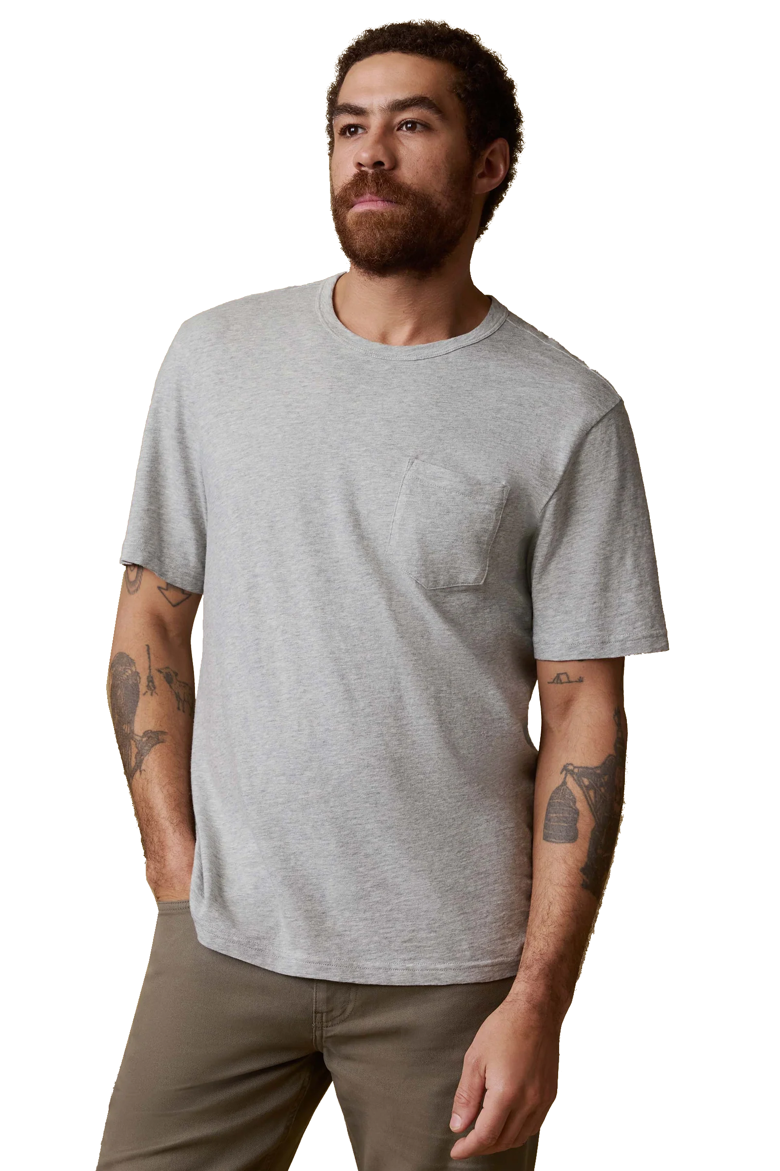 SUNWASHED POCKET TEE - T-shirts - Novaman