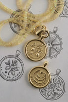 GRATITUDE ORIGINAL NECKLACE- DRAWN LINK CHAIN-Sassanova