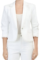 VINEYARD LACE PETITE KHLOE BLAZER
sassanova