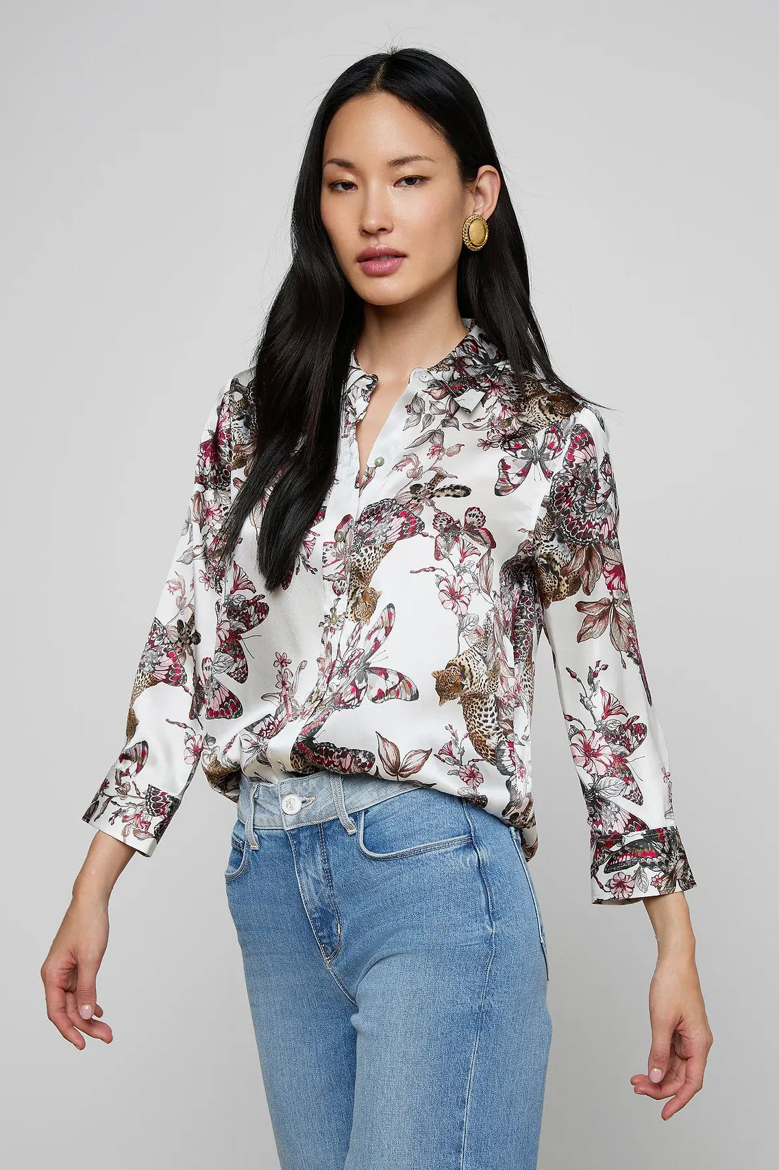 DANI 3/4 SLEEVE BLOUSE - Blouses - Sassanova