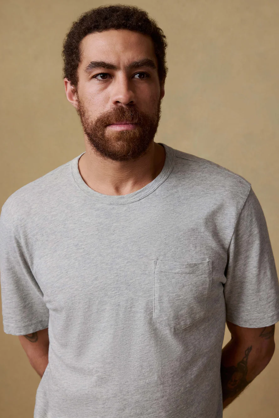 SUNWASHED POCKET TEE - T-shirts - Novaman