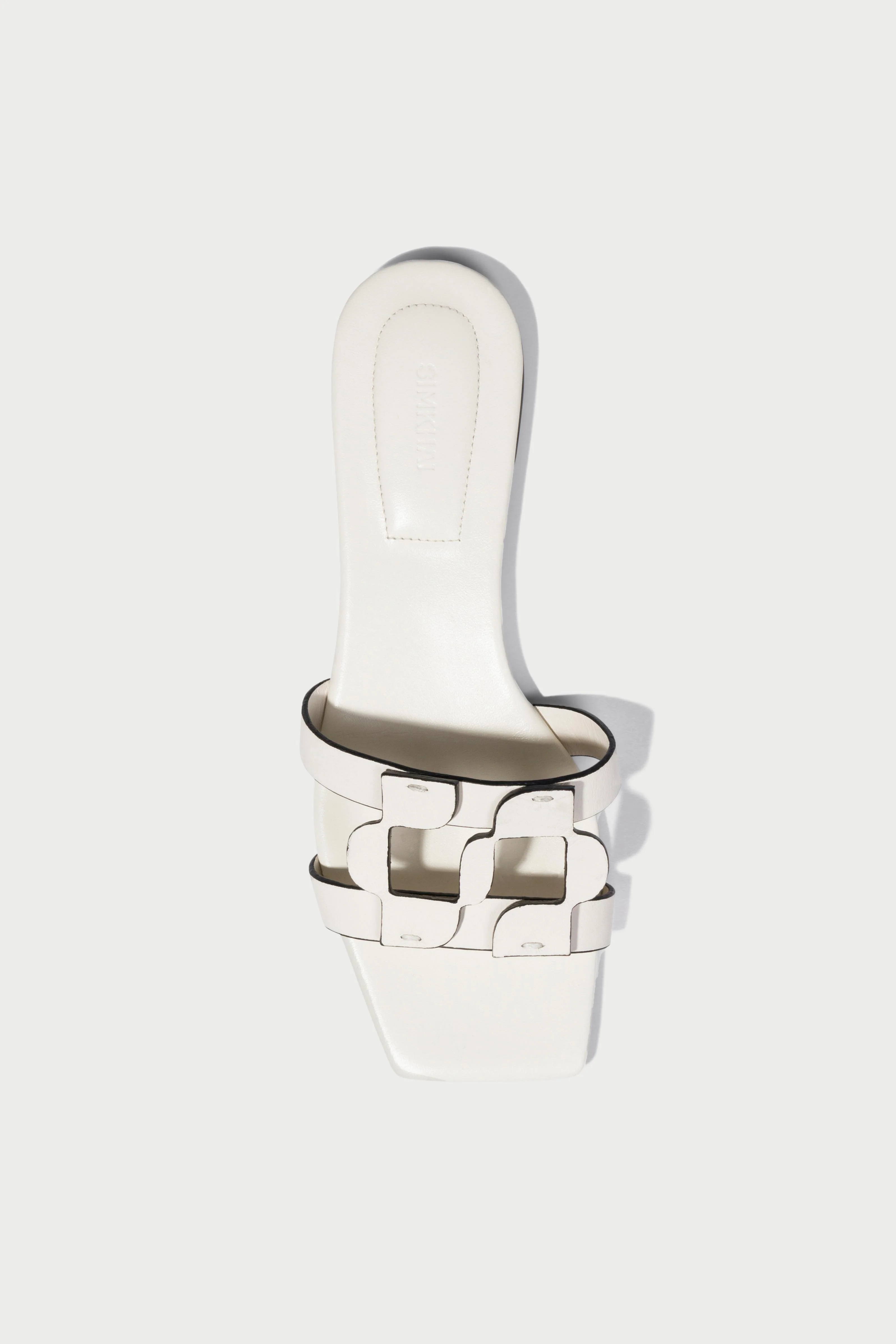 SIMKHAI MONOGRAM FLAT SLIDE - Shoes - Sassanova