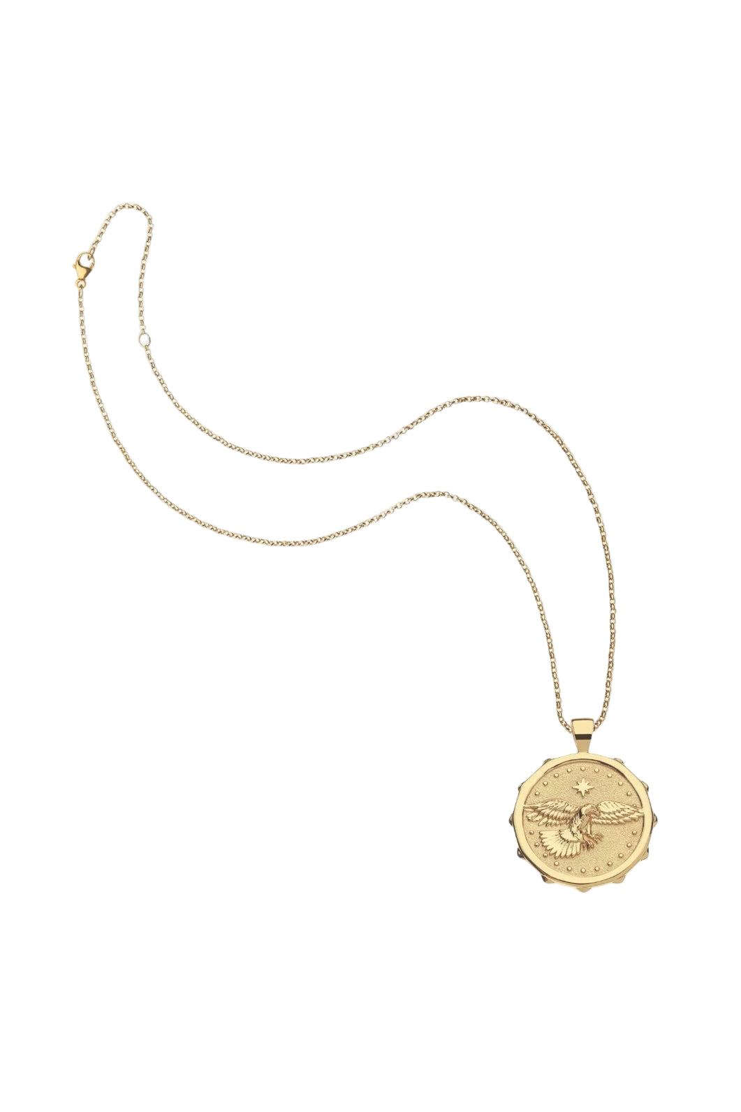 PROTECT EAGLE ORIGINAL NECKLACE- CLASSIC ROLO CHAIN
sassanova
