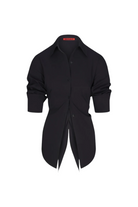 LOCH POPLIN BUTTON UP-Sassanova