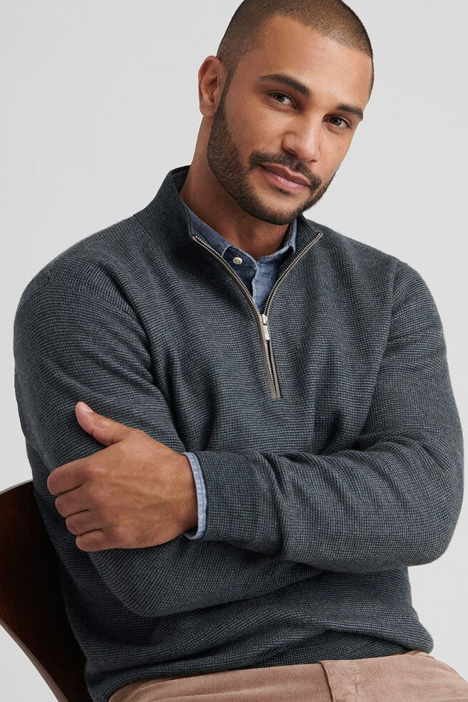 WEST 1/4 ZIP SWEATER - Sweaters - Novaman