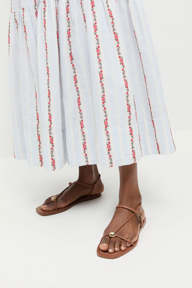 LARA STRAPPY FLAT SANDAL - Shoes - Sassanova