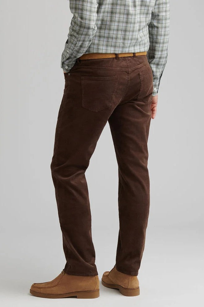 SUPERIOR SOFT CORDUROY pants in dark brown-novaman