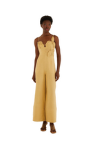 SAND FLOWERED JUMPSUIT - Jumpsuits - Sassanova