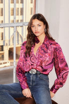 NATASHA V NECK PUFF SLV TOP
sassanova