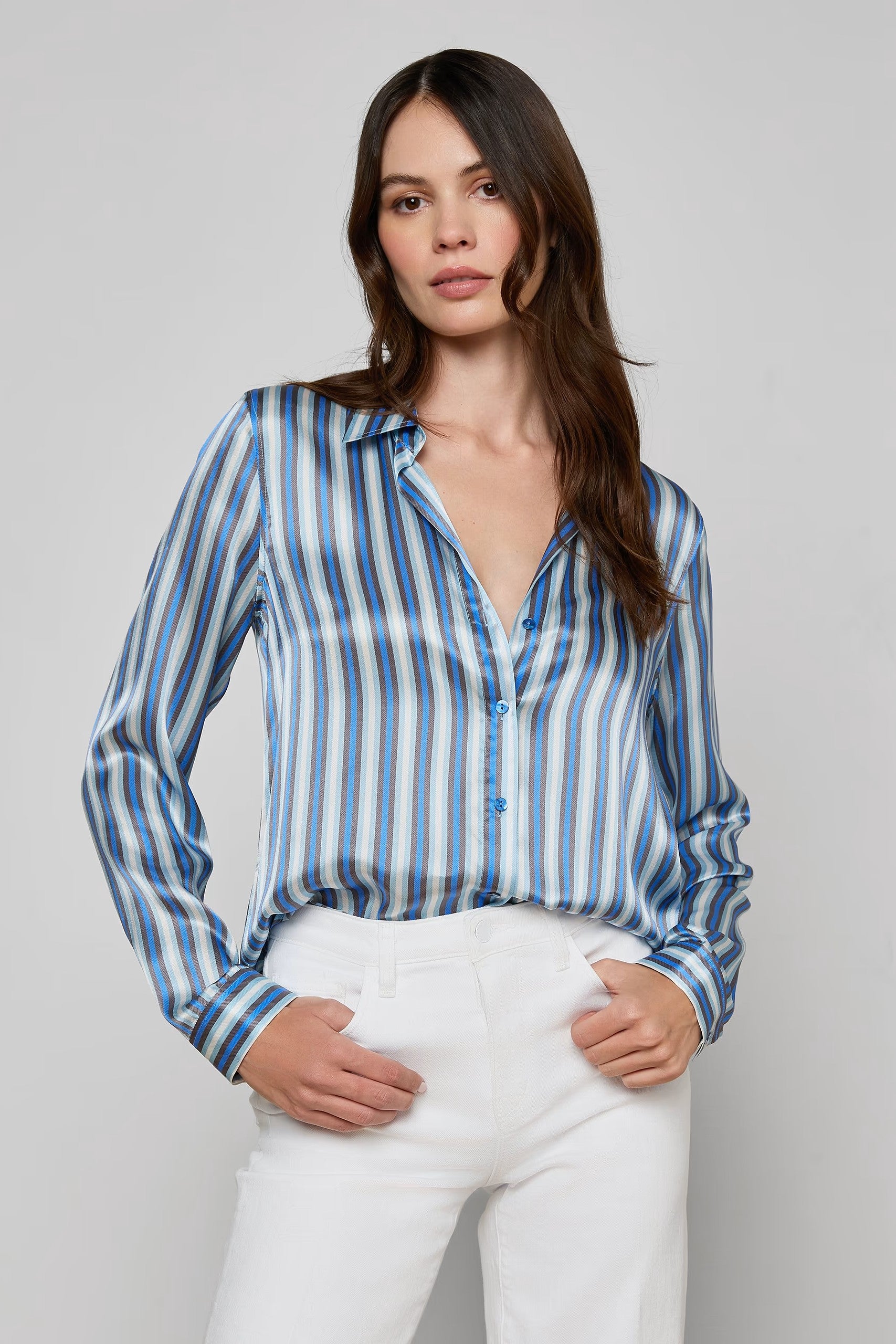 TYLER L/S BLOUSE - Blouses - Sassanova